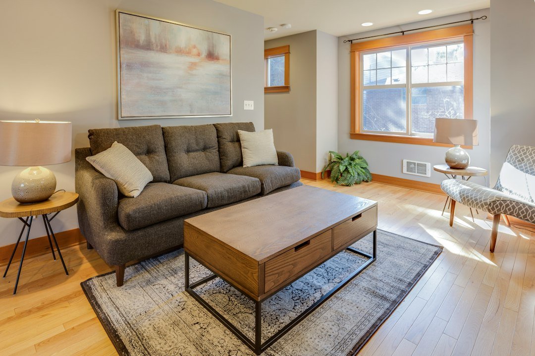Ashland City Packing: Rugs and Floor-Plan Measurements 2 Living room furniture arrangement around an area rug