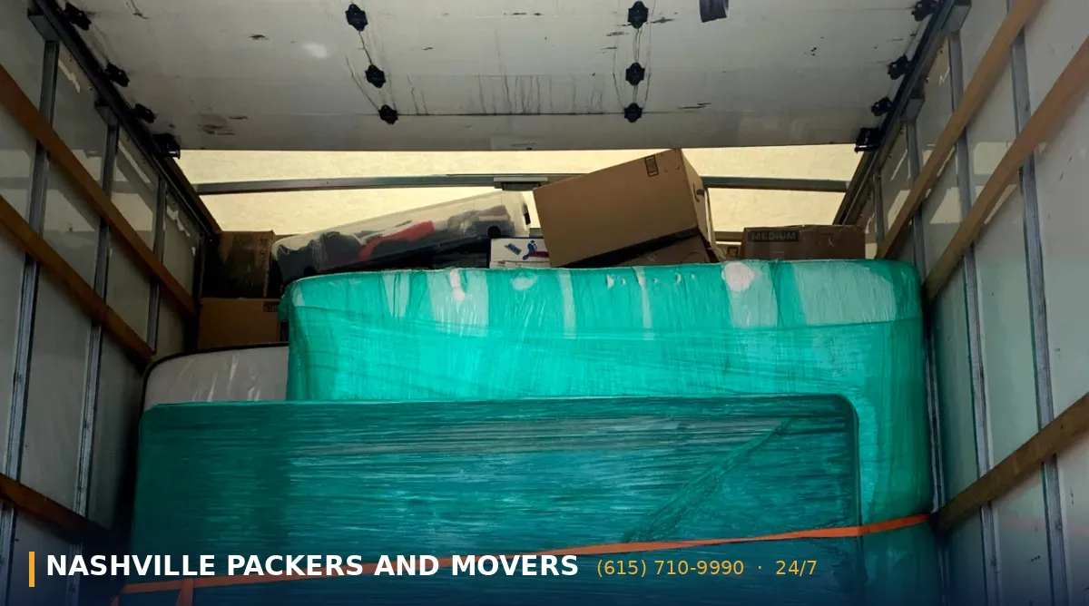Boxes being packed and prepared for a residential move